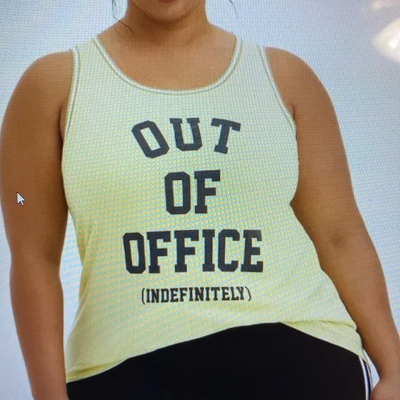 NWT Torrid “Out of the Office” TankTop  1x 14-16 Classic Fit soft - Picture 3 of 5